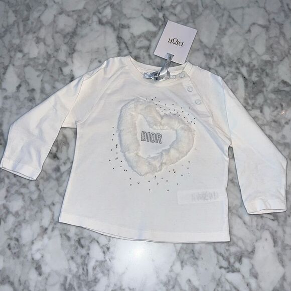 NWT DIOR GORGEOUS LONG SLEEVE SHIRT 6M - Picture 1 of 6